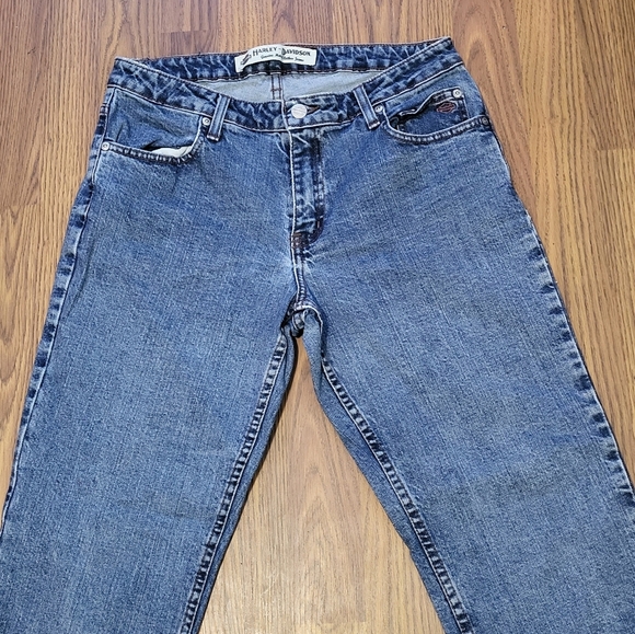 Harley-Davidson Vintage Bootcut Jeans Women’s Size 8 Made in Canada A31 - Picture 4 of 11
